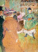 Henri  Toulouse-Lautrec The Beginning of the Quadrille at the Moulin Rouge Norge oil painting reproduction